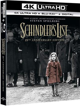 Schindler's List (1993) (Édition Spéciale 25ème Anniversaire, 4K Ultra HD + Blu-ray)