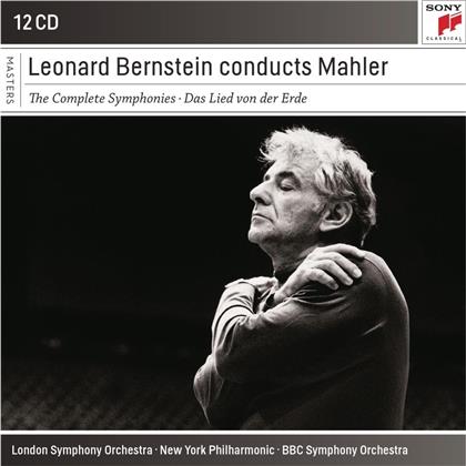 Gustav Mahler (1860-1911) & Leonard Bernstein (1918-1990) - Leonard Bernstein Conducts Mahler (12 CDs)