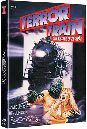 Todesparty 3 - Terror Train zum Aussteigen zu spät (1980) (Cover B, Limited Edition, Mediabook, Uncut, Blu-ray + DVD)