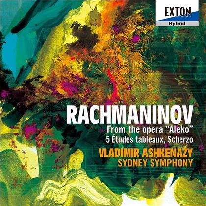 Sergej Rachmaninoff (1873-1943), Vladimir Ashkenazy & Sydney Symphony - From The Opera Aleko, 5 Etudes Tableaux, Scherzo (Japan Edition)