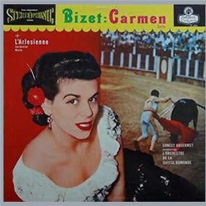 Ernest Ansermet, L'Orchestre de la Suisse Romande & Georges Bizet (1838-1875) - Bizet: Carmen / L'arlisienne Suite (LP)