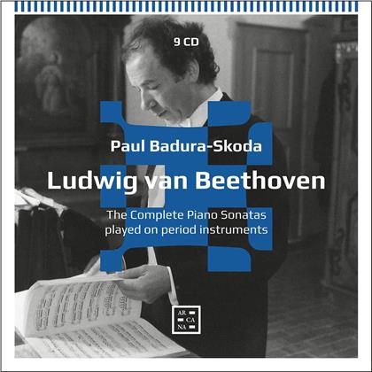 Ludwig van Beethoven (1770-1827) & Paul Badura-Skoda - The Complete Piano Sonatas Played On Period Instruments (9 CDs)