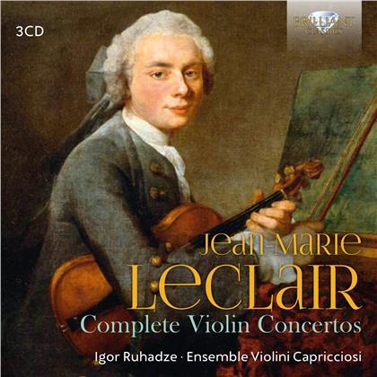 Igor Ruhadze, Ensemble Violini Capricciosi & Jean-Marie Leclair (1697-1764) - Complete Violin Concertos (3 CDs)