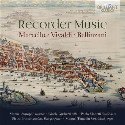 Alessandro Marcello (1684-1750), Antonio Vivaldi (1678-1741), Paolo Benedetto Bellinzani & Manuel Staropoli - Recorder Music