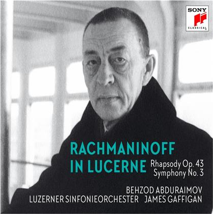 Sergej Rachmaninoff (1873-1943), James Gaffigan, Behzod Abduraimov & Luzerner Sinfonieorchester - Rachmaninoff in Lucerne-Rhapsody on a Theme of Pag