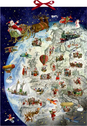 Der Dienstplan des Weihnachtsmanns - Adventskalender