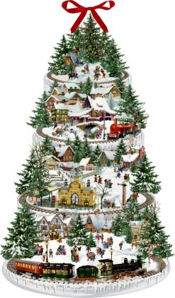 Eisenbahn-Tanne - Adventskalender