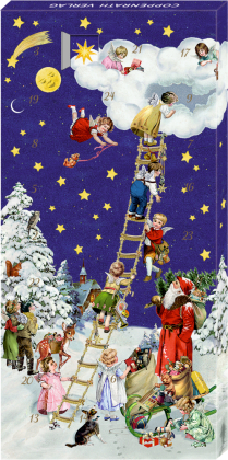 Weihnachtsleiter - Adventskalender-Schokolade
