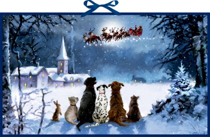 Wunderbare Hunde-Weihnacht - Adventskalender