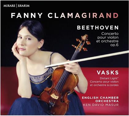 Ludwig van Beethoven (1770-1827), Peteris Vasks (*1946), Ken David Masur, Fanny Clamagirand & English Chamber Orchestra - Violinconcertos