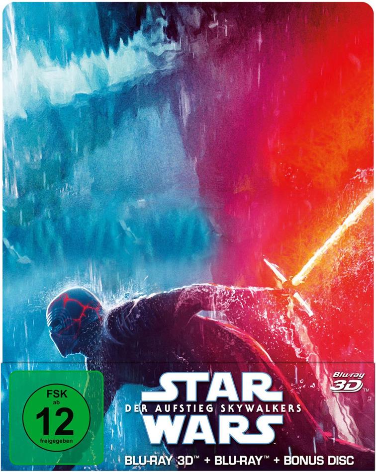 Star Wars - Episode 9 - Der Aufstieg Skywalkers (2019) (Limited Edition, Steelbook, Blu-ray 3D + 2 Blu-rays)