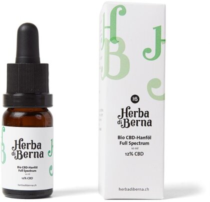Herba di Berna Fullspectrum Bio CBD Hanföl 12% - 10ml