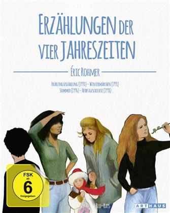 Eric Rohmer - Erzählungen der vier Jahreszeiten - Frühlingserzählung / Wintermärchen / Sommer / Herbstgeschichte (4 DVD)