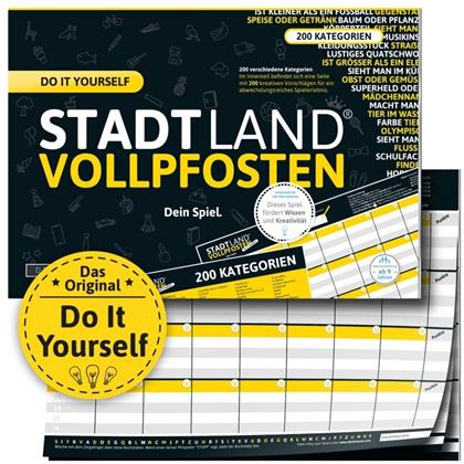 Denkriesen - Stadt Land Vollpfosten® - Do It Yourself - "Dein Spiel." (Spiel)