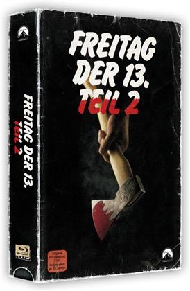 Freitag der 13. - Teil 2 (1981) (VHS Retro Edition, VHS Box, Limited Edition, Blu-ray + DVD)