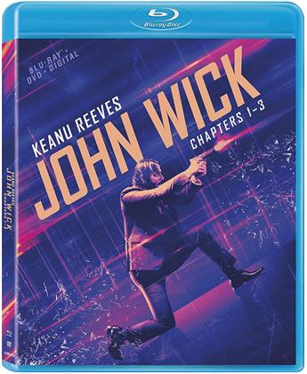 John Wick 1-3 (3 Blu-rays + 3 DVDs)