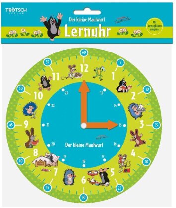Der kleine Maulwurf Lernuhr
