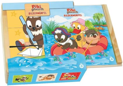 Trötsch Unser Sandmännchen Bilderwürfel Pittiplatsch Holz