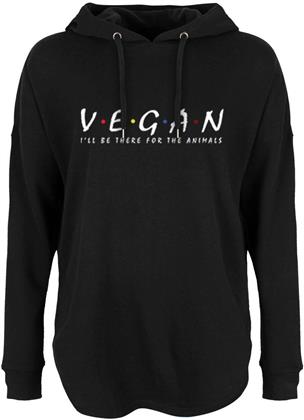 Vegan - I'll Be There For The Animals - Ladies Oversized Hoodie