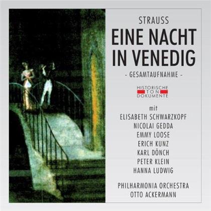 Johann Strauss I (1804-1849) (Vater), Otto Ackermann, Elisabeth Schwarzkopf & Philharmonia Orchestra - Eine Nacht In Venedig - London 1954 (2 CD)