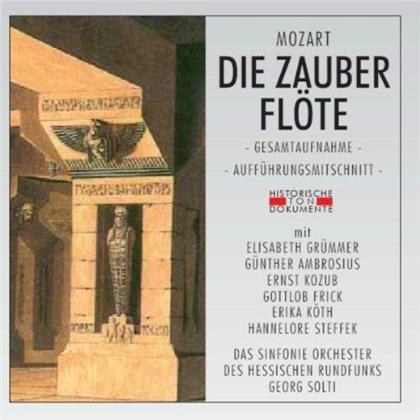 Wolfgang Amadeus Mozart (1756-1791), Sir Georg Solti, Elisabeth Grümmer, Günther Ambrosius, … - Die Zauberflote - 1955 Frankfurt (2 CD)