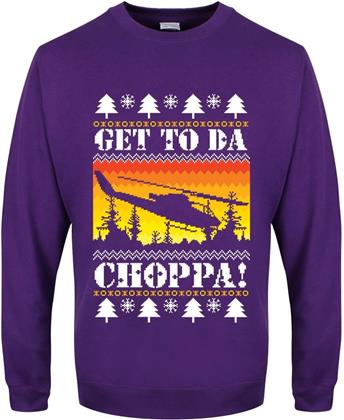 Get To Da Choppa! - Men's Christmas Jumper