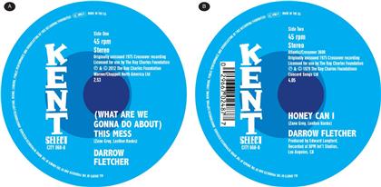 Darrow Fletcher - (What Are We Gonna Do About) This Mess / + Honey Can I (7" Single)