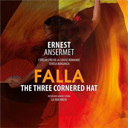 Manuel de Falla (1867-1946), Ernest Ansermet, Teresa Berganza & L'Orchestre de la Suisse Romande - Three Cornered Hat: Complete Ballet (LP)