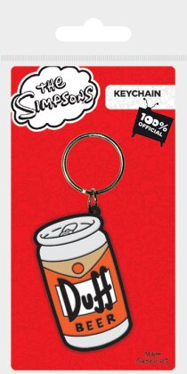 Simpsons - The Simpsons (Duff) Rubber Keychain