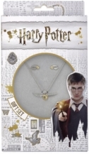 Harry Potter - Harry Potter Golden Snitch Necklace and Stud Earring Set