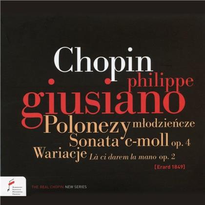 Frédéric Chopin (1810-1849) & Philippe Giusiano - Polonaises/Sonate Op 4/Variations La Ci Darem La Mano Op 2