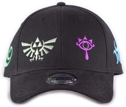 Zelda - Color Symbols Adjustable Cap - Taglia U