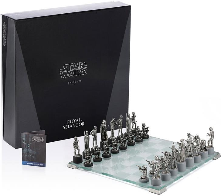 Star Wars Classic Chess Set Pewter Chess Pieces Cedech