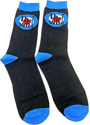 The Who - Target - Black Socks Uk Size 7-11 (Euro Sizes Approx Size 40-45)