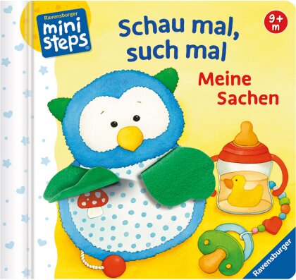 Schau mal, such mal Sachen - mit Stoffklappen, 10 Seiten,