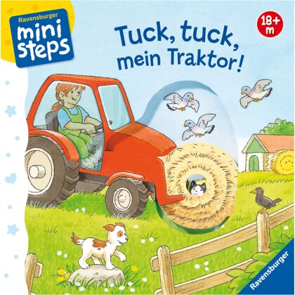 Tuck, tuck, mein Traktor - Schiebebuch, 12 Seiten
