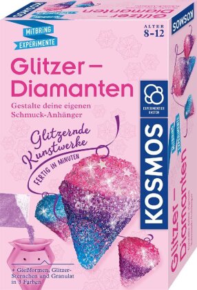 Glitzer-Diamanten (Experimentierkasten)