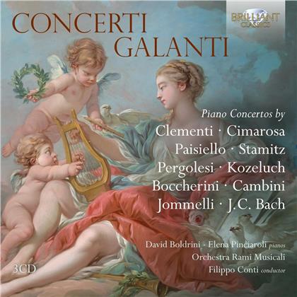 Muzio Clementi (1751-1832), Domenico Cimarosa (1749-1801), Giovanni Paisiello (1740-1816), Carl Philipp Stamitz (1745-1801), … - Concerti Galanti