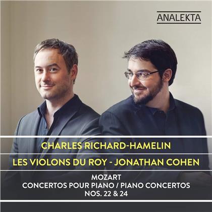 Wolfgang Amadeus Mozart (1756-1791), Jonathan Cohen, Charles Richard-Hamelin & Les Violons du Roy - Piano Concertos Nos. 22 & 24