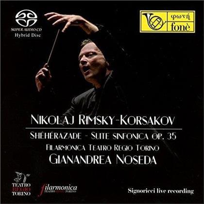 Nikolai Rimsky-Korssakoff (1844-1908), Gianandrea Noseda & Filarmonica Teatro Regio Torino - Shehereazade - Suite Sinfonica Op. 35 (Hybrid SACD)