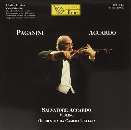 Nicolò Paganini (1782-1840), Salvatore Accardo & Orchestra da Camera Italiana - Paganini (LP)