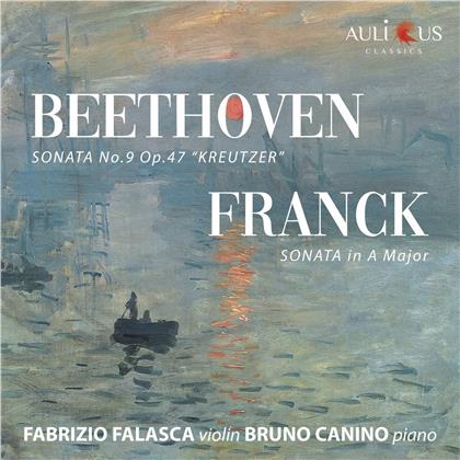 Ludwig van Beethoven (1770-1827), César Franck (1822-1890), Fabrizio Falasca & Bruno Canino - Sonata N.9 Op. 47 Kreutzer, Sonata in A Major