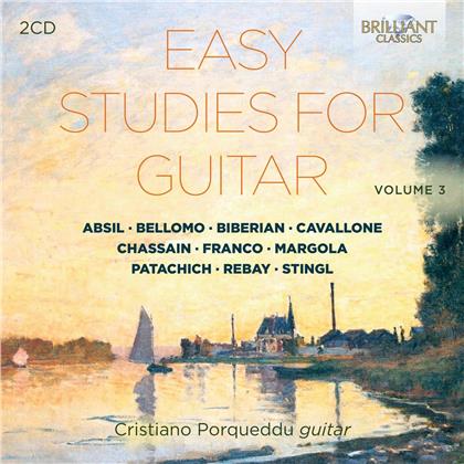 Cristiano Porqueddu, Biberian, Cavallo & Absil - Easy Studies For Guitar 3 (2 CD)