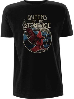 Queens Of The Stone Age - Eagle (Black) T-Shirt