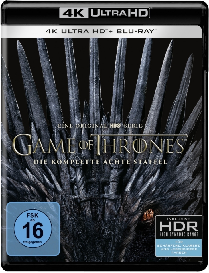 Game of Thrones - Staffel 8 (3 4K Ultra HDs + 3 Blu-ray)