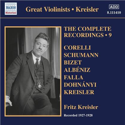 Fritz Kreisler (1875-1962) - Complete Recordings Vol. 9
