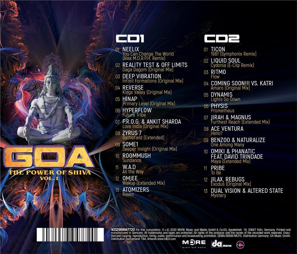 Goa The Power Of Shiva Vol 1 CeDe ch