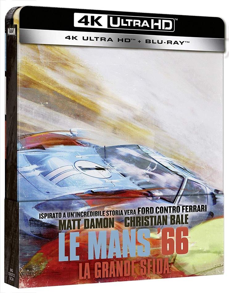Le Mans '66 - La grande sfida (2019) (Steelbook, 4K Ultra HD + Blu-ray)