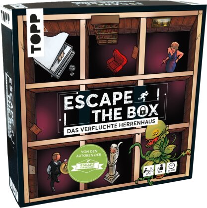 Escape The Box - Das verfluchte Herrenhaus: Das ultimative Escape-Room-Erlebnis als Gesellschaftsspiel!
