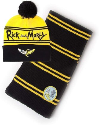 Rick and Morty - Banana Beanie & Scarf Giftset